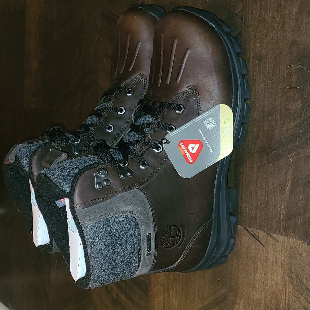 Mens Chillberg Insulated Timberland Dark Brown Leather Boots